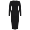 Robe Longue Noir Femme Vila Nelly