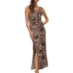 Robe Longue Noire/Blanc/Marron Femme Vero Moda 10286770
