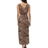 Robe Longue Noire/Blanc/Marron Femme Vero Moda 10286770