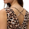 Robe Longue Noire/Blanc/Marron Femme Vero Moda 10286770