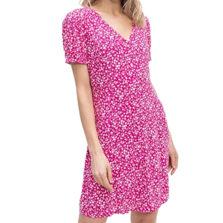 Robe Rose à fleurs Femme Only Nova