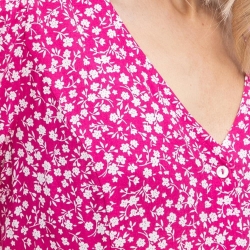 Robe Rose à fleurs Femme Only Nova