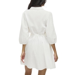 Robe Blanche Femme Vila Lania