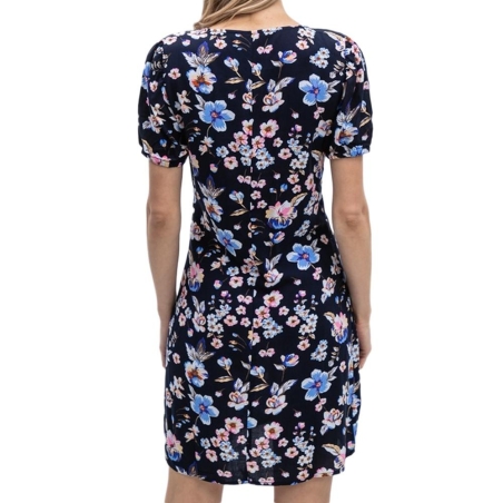Robe Bleu à fleurs Femme Only Nova