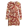 Robe Beige/Rouge Femme Vila Vimunthe 3/4