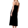 Robe Longue Noir Femme Pieces Strap
