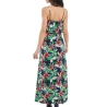 Robe Longue Marine à fleurs Femme Only Nova