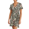 Robe Noire/Rose à Fleurs Femme Vero Moda Henna