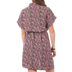 Robe Chemise Rose/Noir Femme Vero Moda Easy