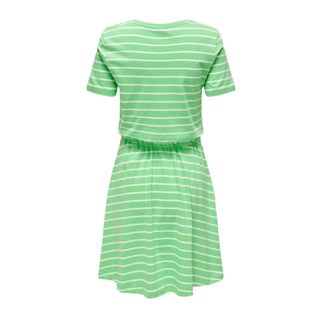 Robe à Rayure Vert Femme ONLY 15320317