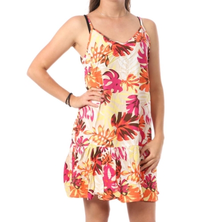 Robe Rose/Beige Femme Only Strap Rio
