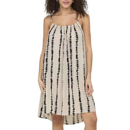 Robe Beige/Noir Femme JDY Breeze