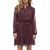 Robe Prune Femme Vila Falia
