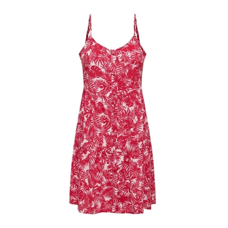 Combi-Short Blanc/Rouge Femme Only Strap