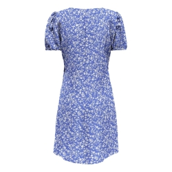 Robe Bleu/Blanche à fleurs Femme Only Nova