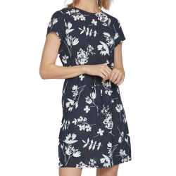 Robe Marine à fleurs Femme Vila Mooney String