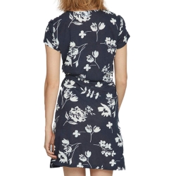 Robe Marine à fleurs Femme Vila Mooney String