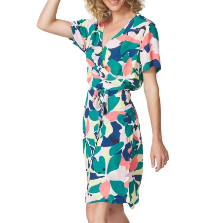 Robe Vert/Bleu Femme TBS Cactus