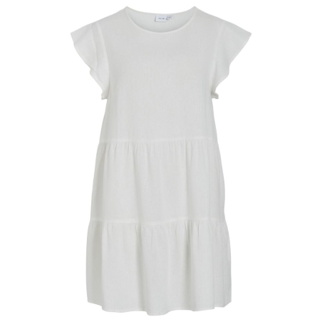 Robe Blanc Femme Vila Visummer