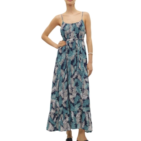 Robe Marine à Motifs Femme Vero Moda Easy Joy
