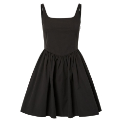 Robe Noire Femme Pieces Vana