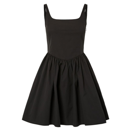Robe Noire Femme Pieces Vana