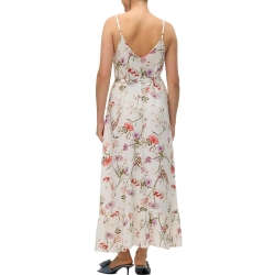 Robe Beige/Rouge/Vert Femme Vero Moda Easy