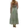 Robe Vert/Beige Femme Vero Moda Dicthe
