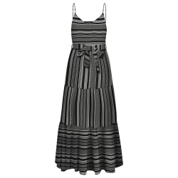 Robe Noire/Beige Femme Vero Moda Dicthe