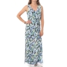 Robe Longue Blanche/Bleu Femme Vero Moda 10286770