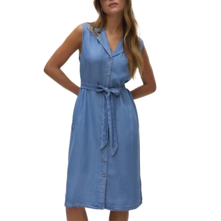 Robe en Jean Bleu Femme Vero Moda Bree