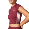 T-Shirt Bordeaux Femme Adidas Hyglm