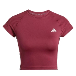 T-Shirt Bordeaux Femme Adidas Hyglm