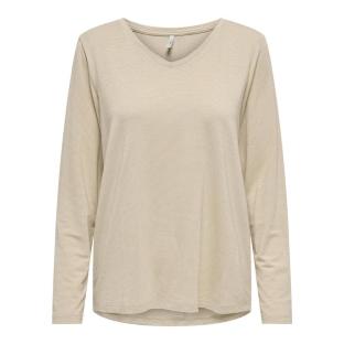 T-shirt Beige Femme Only Harly ML