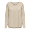 T-shirt Beige Femme Only Harly ML