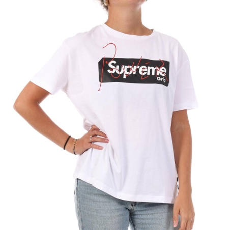 T-shirt Blanc Femme Supreme Grip Altaria