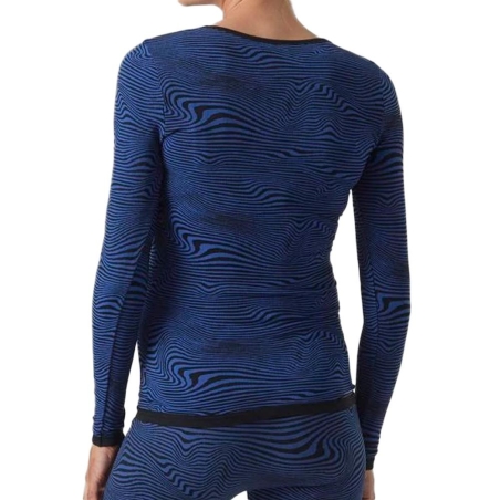 T-shirt Manches Longues Bleu Femme Mamalicious Kenya