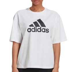 T-Shirt Blanc Femme Adidas Bos