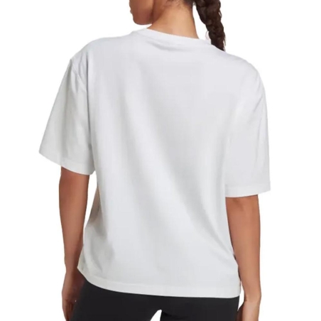 T-Shirt Blanc Femme Adidas Bos