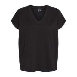 T-shirt Noir Femme Vero Moda Karin Ava