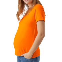 T-shirt Orange Femme Mamalicious Neweva