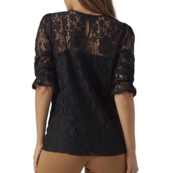 T-Shirt Noir Femme Vero Moda Maternity Lace Top