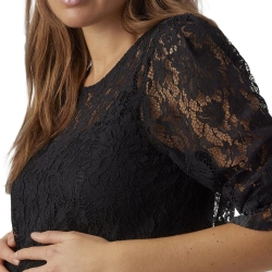 T-Shirt Noir Femme Vero Moda Maternity Lace Top
