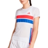 T-shirt de course Blanc Femme Adidas Adizero