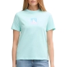 T-Shirt Turquoise Femme Calvin Klein Jeans Classic Boxed
