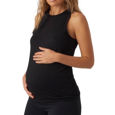Débardeur de Grossesse Noir Femme MamaliciousMacy