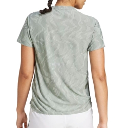T-Shirt de Sport Vert Femme Adidas CLIMACOOL+