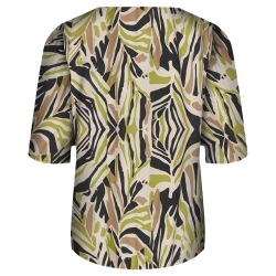 T-Shirt Beige/Marine Femme JDY Nile Life