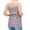 Débardeur Beige/Violet Femme Mamalicious Celia