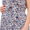 Débardeur Beige/Violet Femme Mamalicious Celia